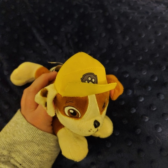 Nickelodeon Paw Patrol RUBBLE THE PUPPY DOG 6" Plush STUFFED ANIMAL Toy soft - Picture 5 of 11